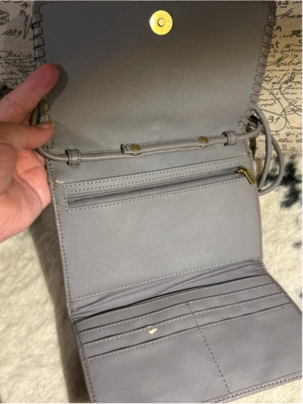 Women's Fossil Crossbody Bag One Size Grey